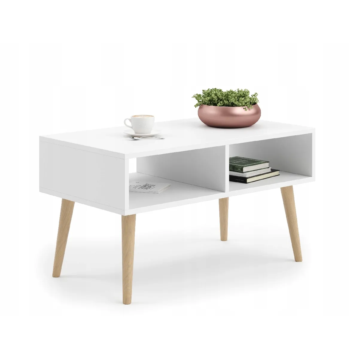Comparer les prix de MPC Table basse - Blanc scandinave