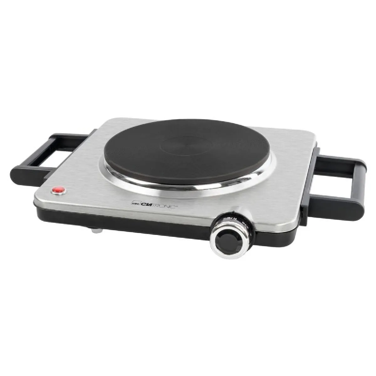 Clatronic Gris Plaque De Cuisson Simple En Acier Inoxydable Ekp3788e - Neuf - Image 4