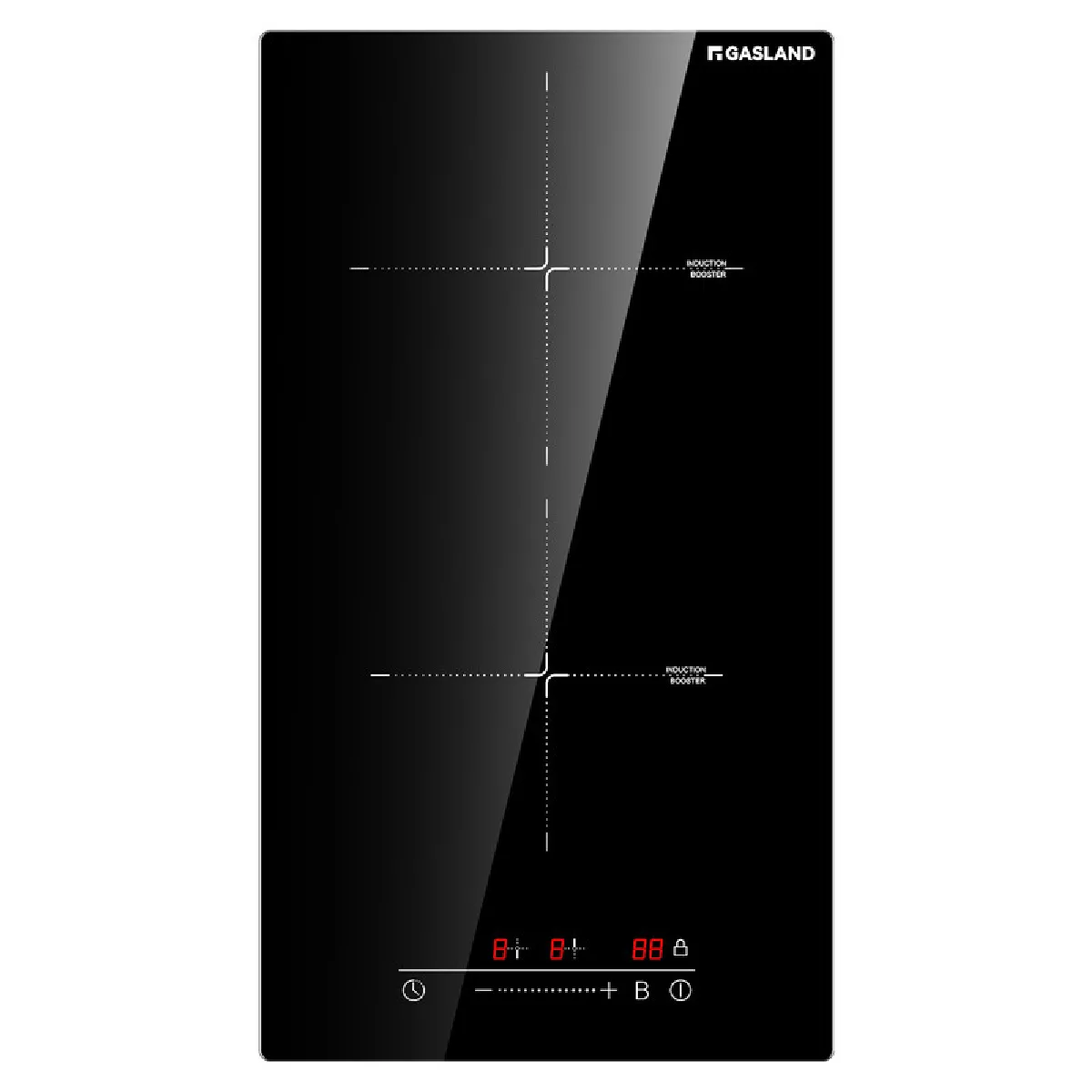 Plaque Induction Gasland Chef IH30BFN 30cm 3500W 2 Foyers S&eacute;curit&eacute; Enfant C&eacute;ramique Noir