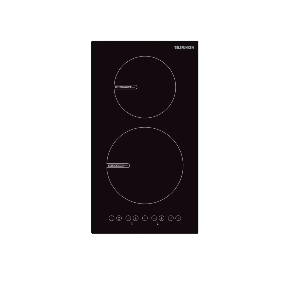 Telefunken - Table induction domino - 29 cm - 3500 W - Noir - Image 3