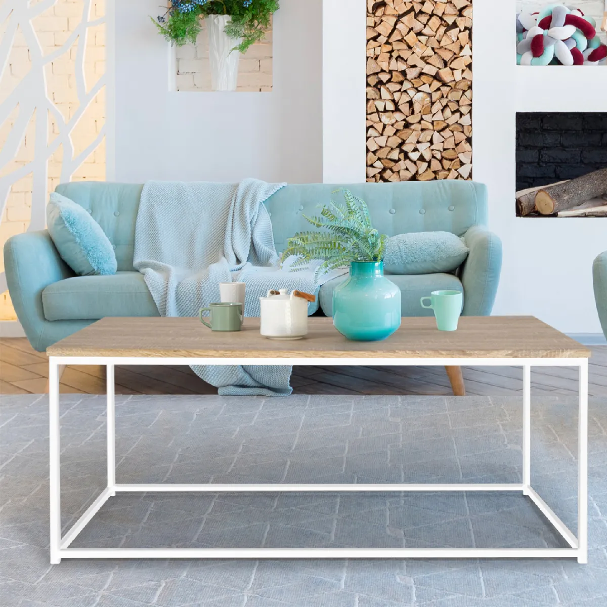 Meilleurs prix pour MARKET Table Basse DETROIT Bois et Métal