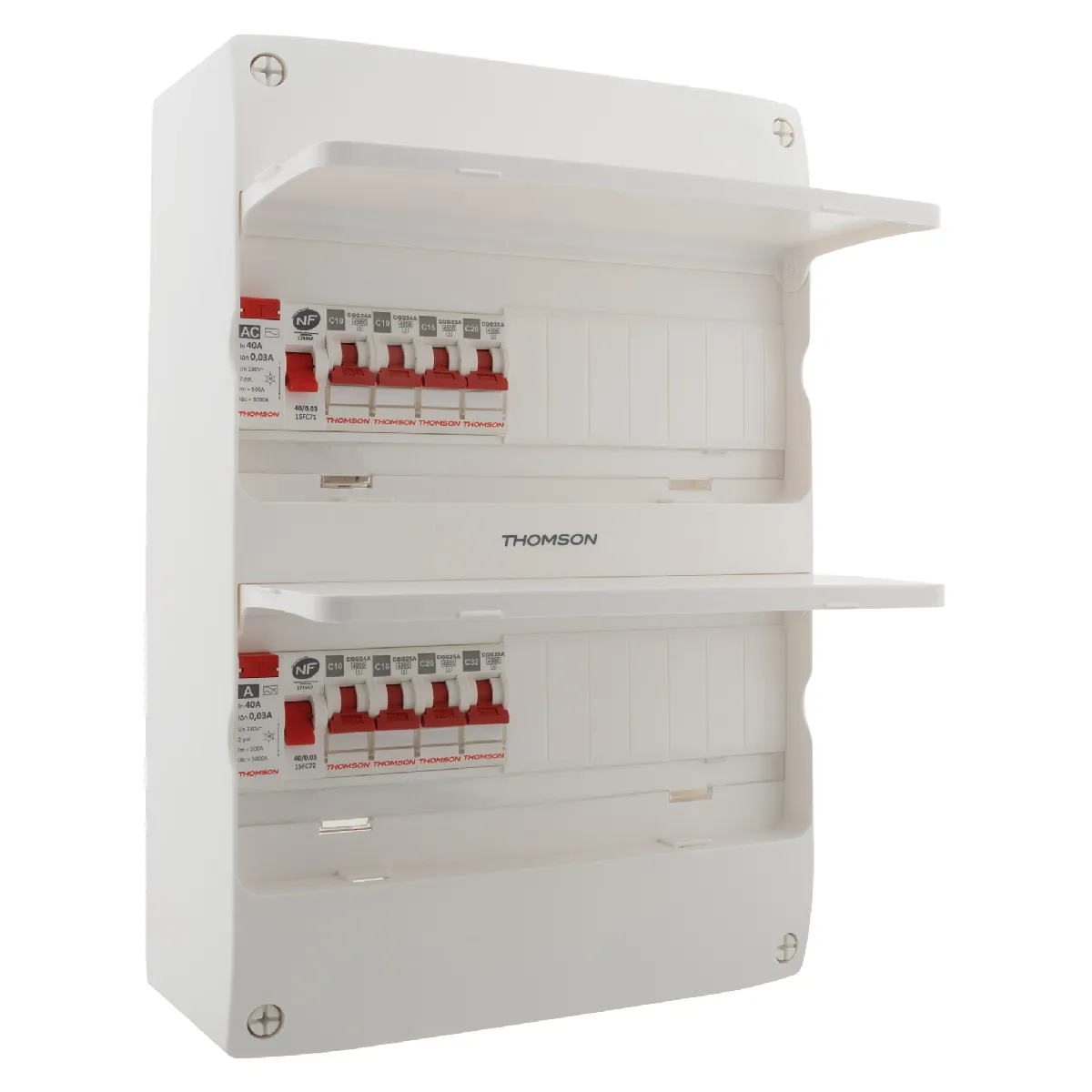 Thomson Coffret électrique 2 rangées 26 modules T3