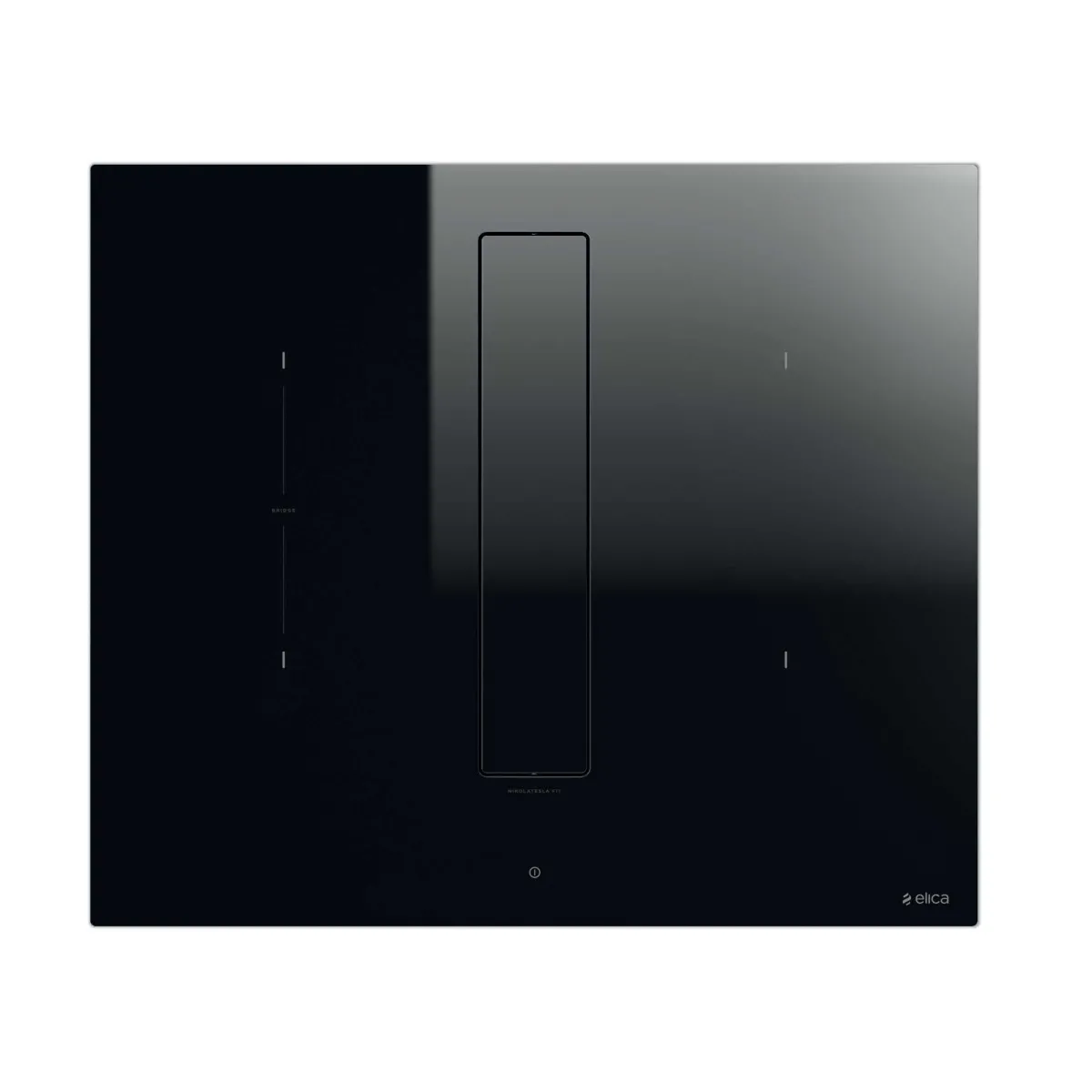 Elica Noir Nikolatesla Fit Bl/A/60 - Table De Cuisson À Induction - 4 Plaques De Cuisson - Niche - Largeur : 56 Cm - Profondeur : 49 Cm - Classe A - Avec Échappement Par Aspiration Descendante (Extraction Et Recirculation Avec Kit De Recirculation Suppl - Image 3