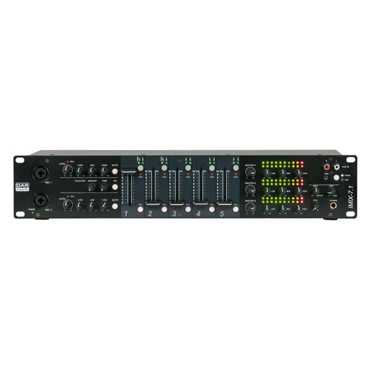 DAP IMIX-7.1 table de mixage rackable - Image 3