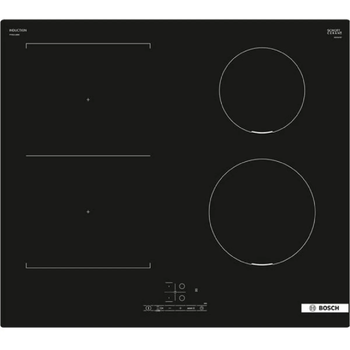 BOSCH Table de cuisson induction 4 foyers PVQ611BB6E - vue 2