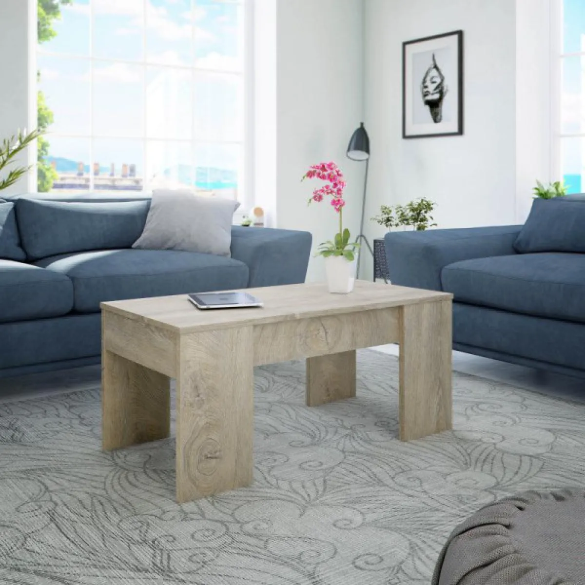 Meilleurs prix pour Dansmamaison Table Basse - Chêne ZAJE