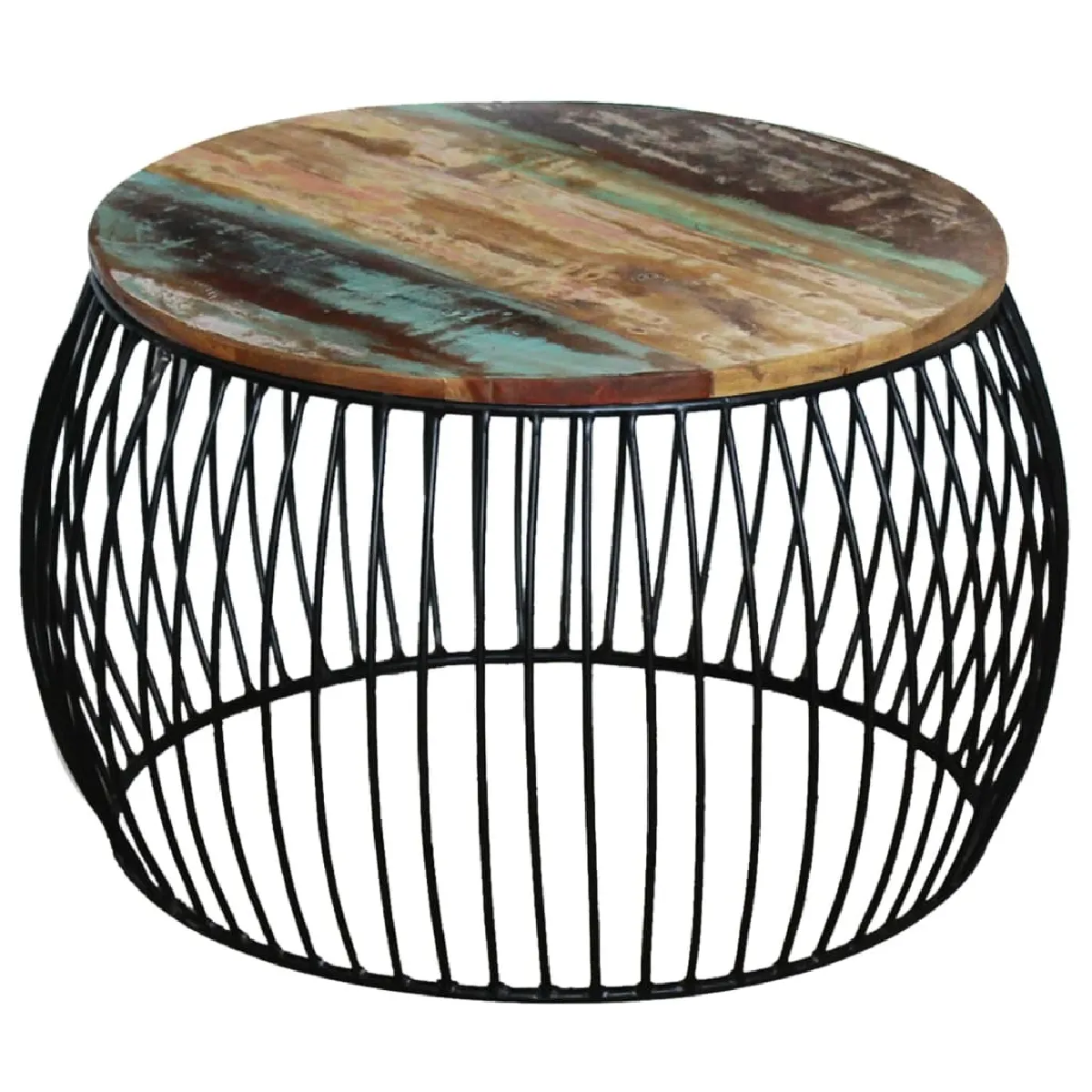 Comparer les prix de Maison Chic Table basse vintage bois récupération