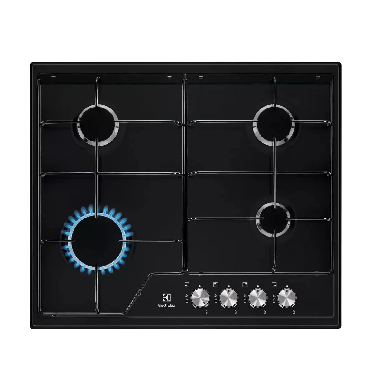 Electrolux Plaque de cuisson Gaz Série 600 Slim line 60 cm KGS6424K - vue 3