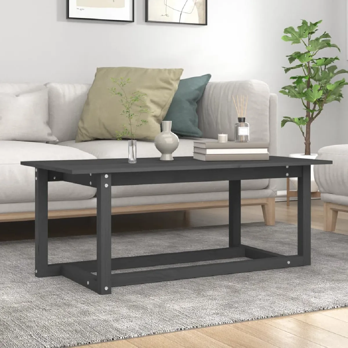 vidaXL Table basse 110x55x45 cm