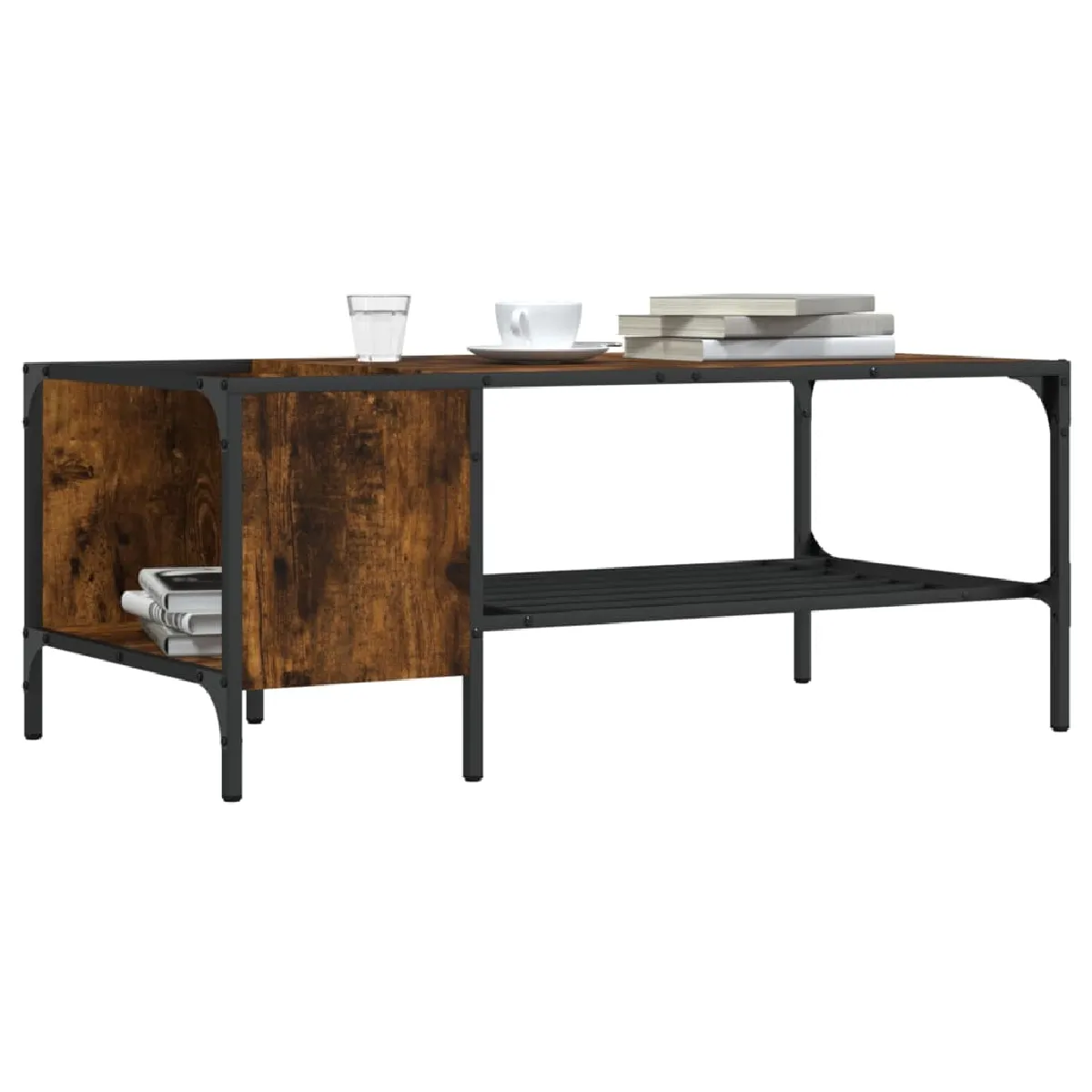 VIDAXL - Table basse - Chêne - 100x51x40 cm - Image 4