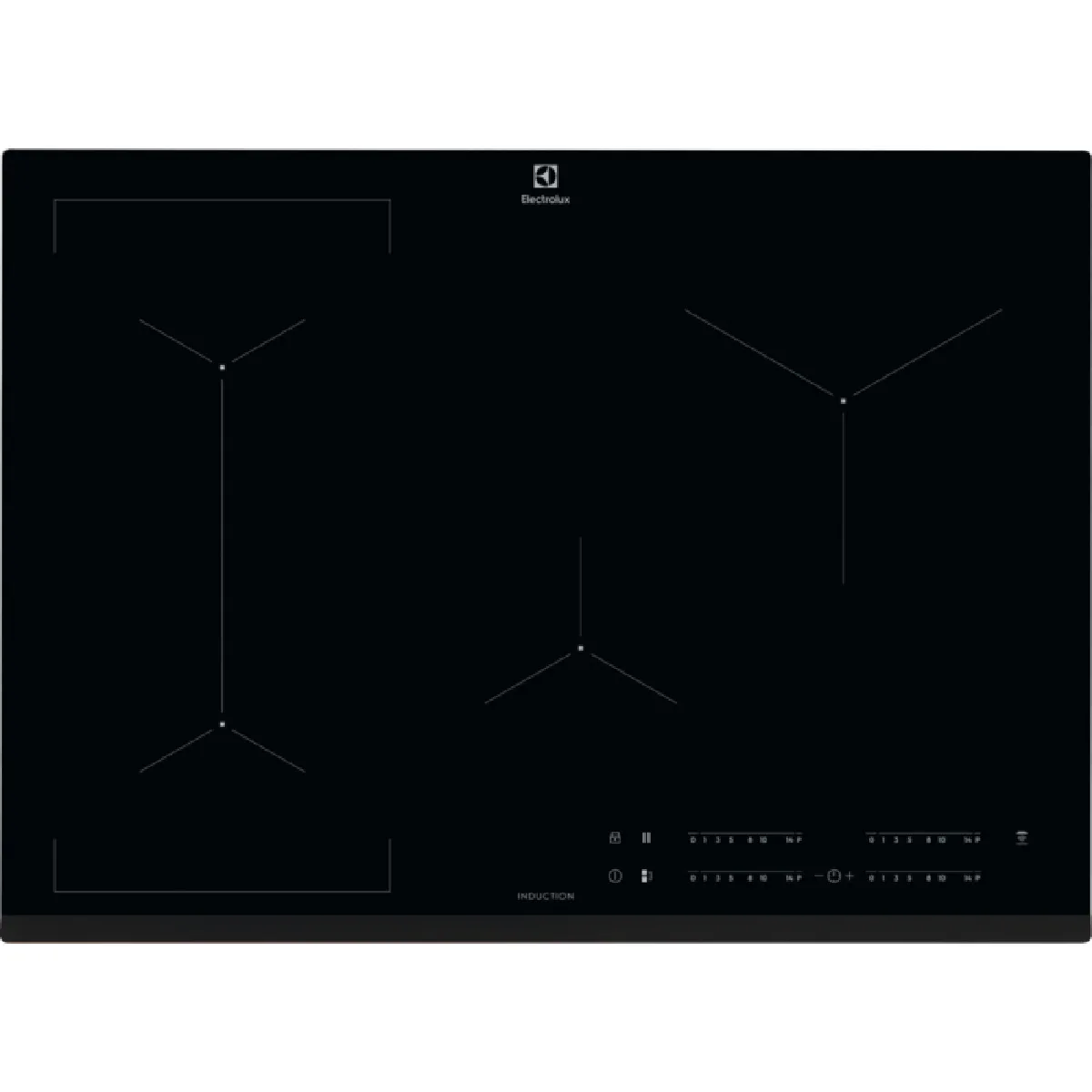 ELECTROLUX table induction 4 zones 70 cm EIV734 - vue 3