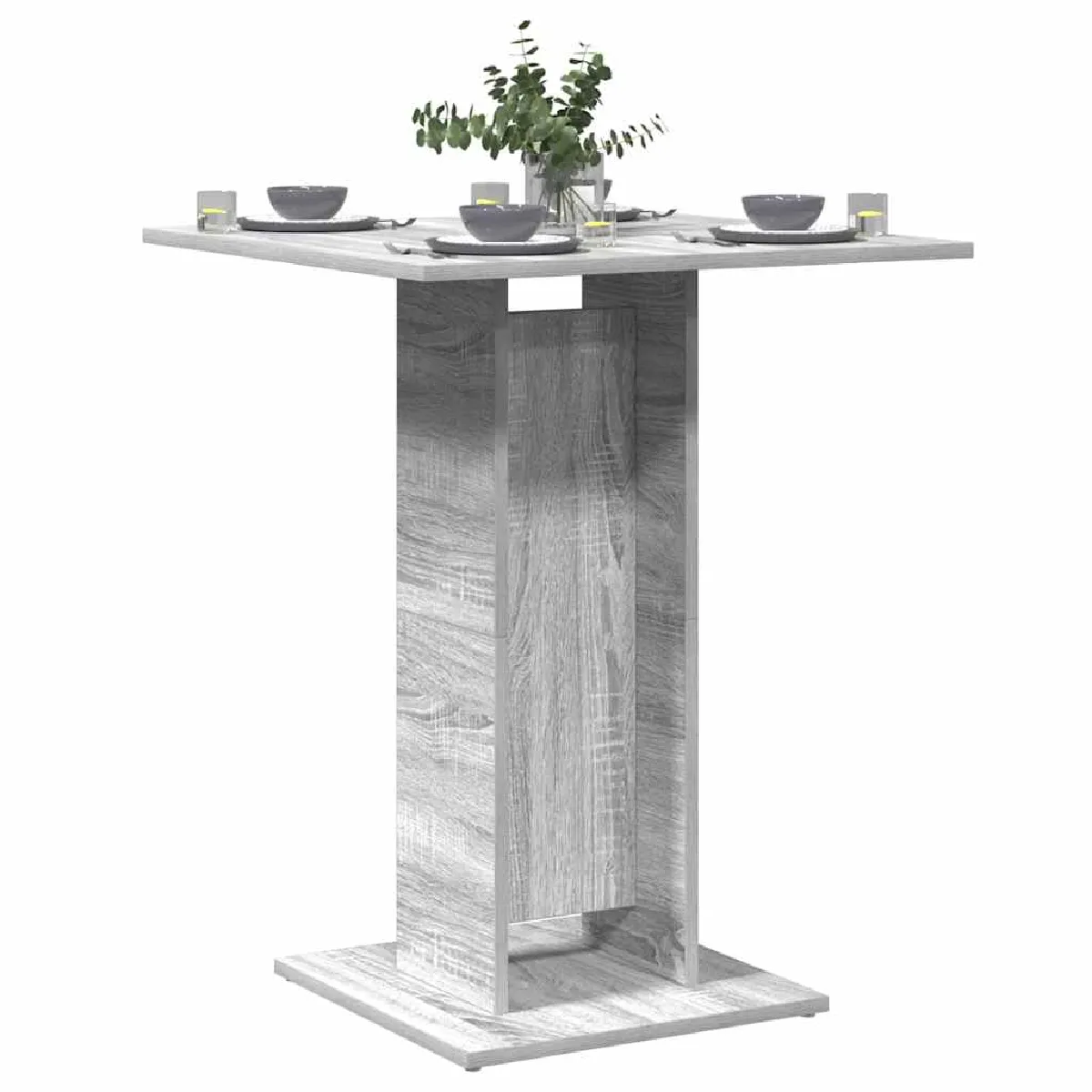 VIDAXL Table Bistro - Sonoma Gris