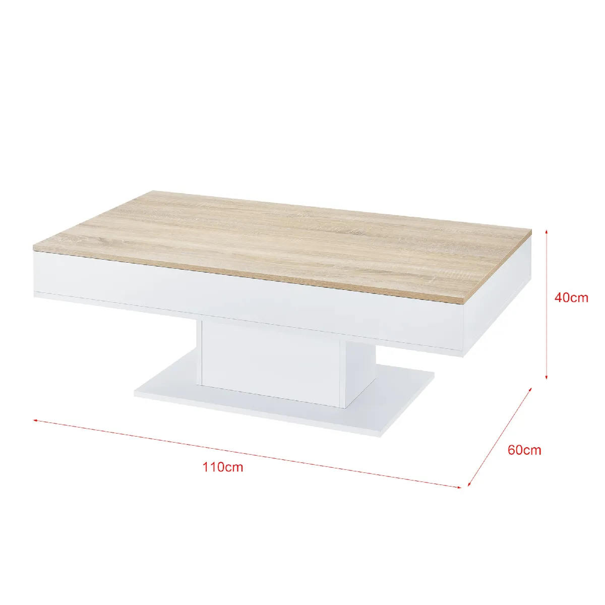 Comparer les prix de HelloShop26 Effet Chêne