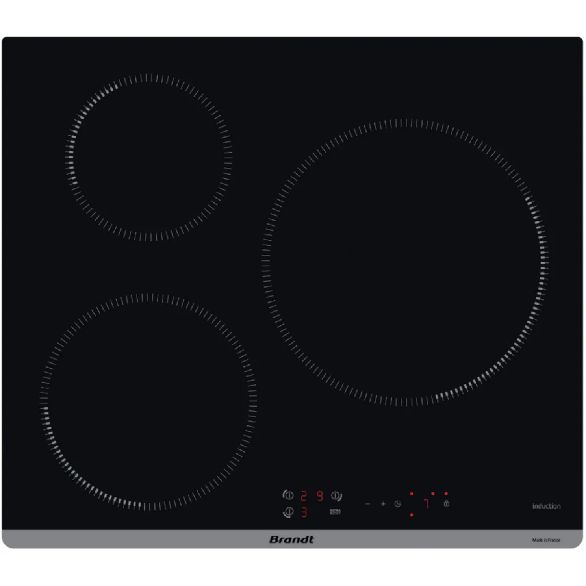 BRANDT table induction 3 foyers BPI1638UB