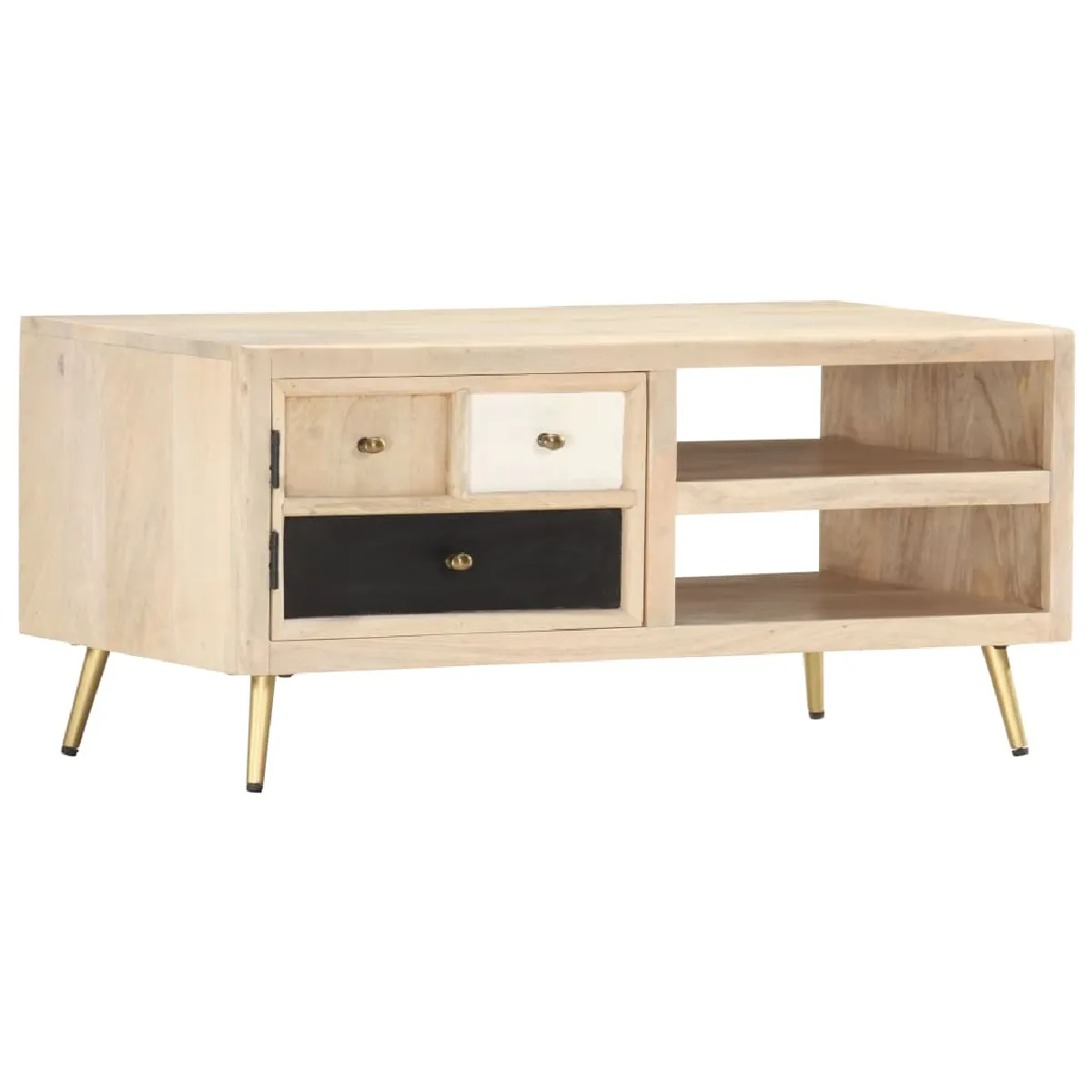 Vidaxl Table Basse Rétro - Manguier