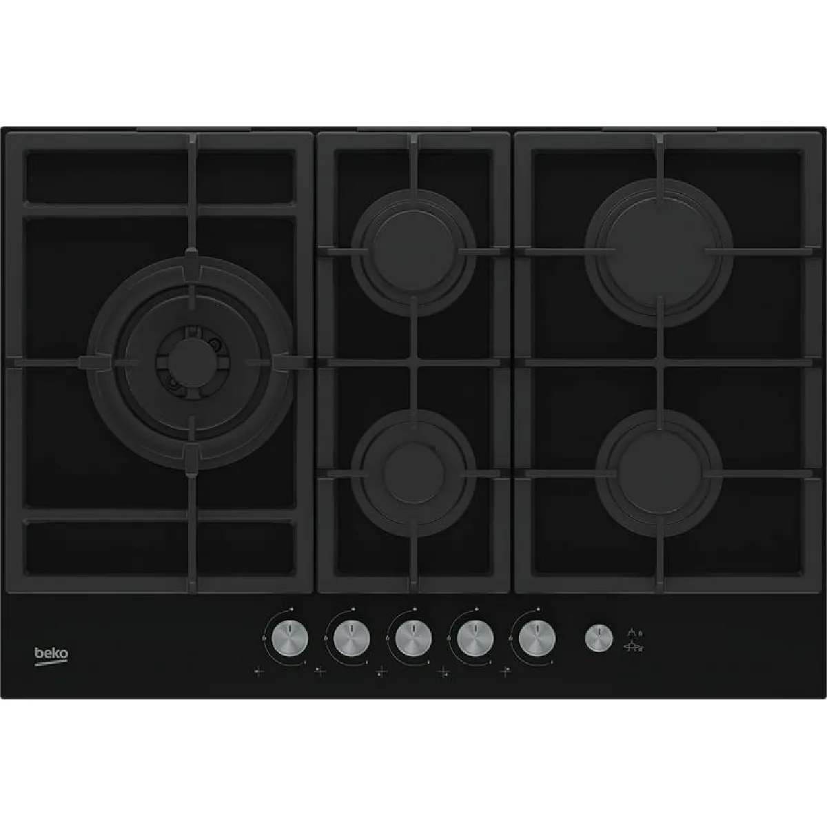 Beko - Plaque de cuisson gaz - 75 cm - Encastrable - Image 3