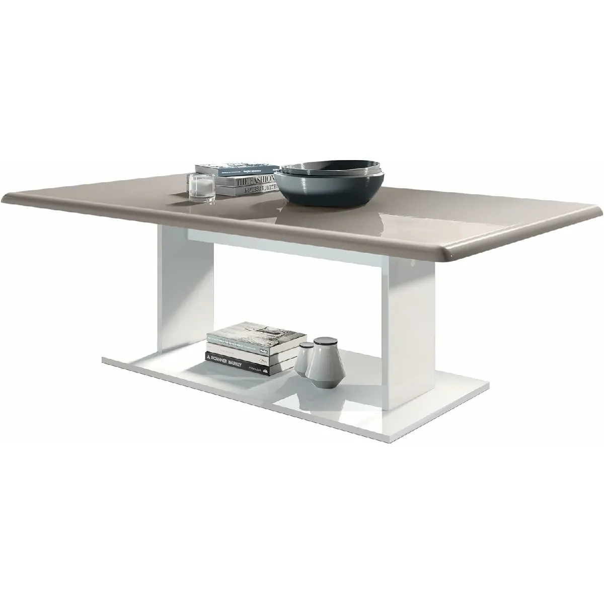 Comparer les prix de MPC Table Basse Blanc et Gris
