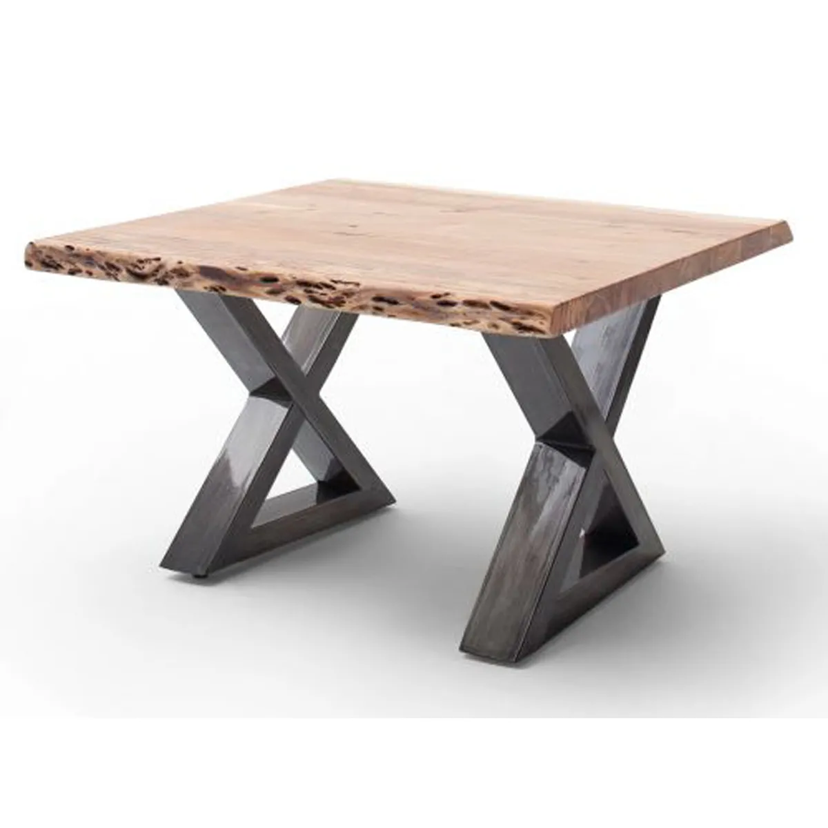 Comparer les prix de Pegane - Table Basse Acacia et Acier
