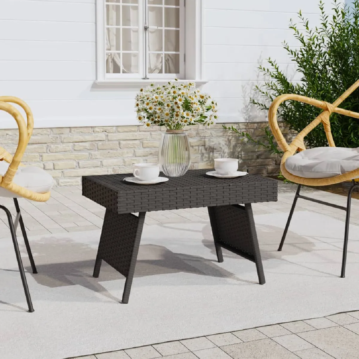 vidaXL Pliable - Noir
