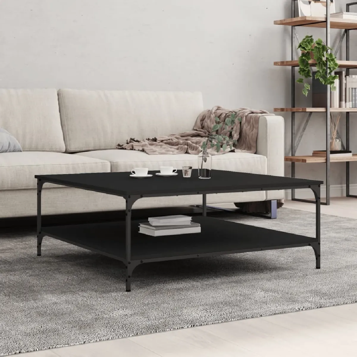 Comparer les prix de Maison Chic Table Basse Noire