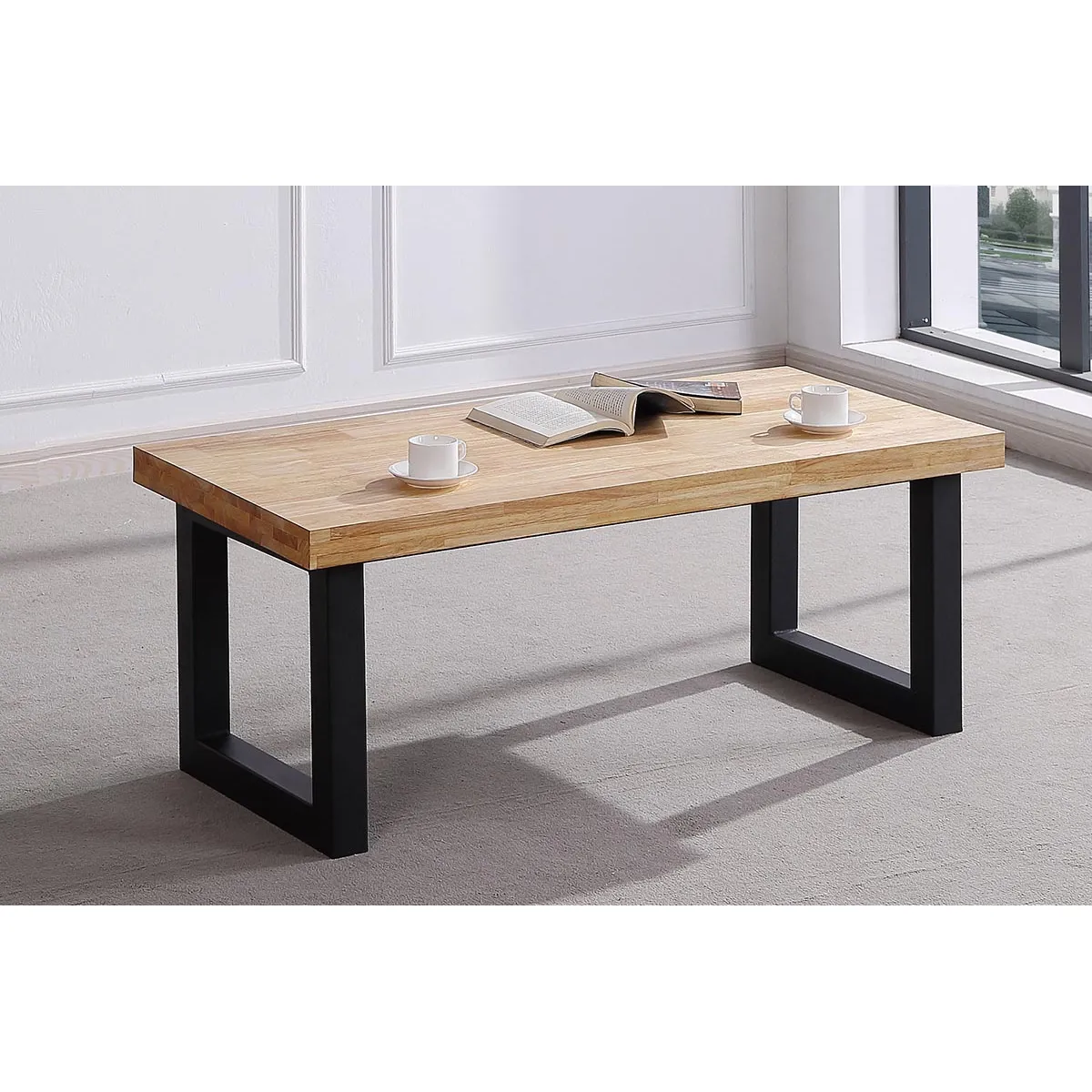 Meilleurs prix pour Pegane Table basse relevable Chêne sauvage