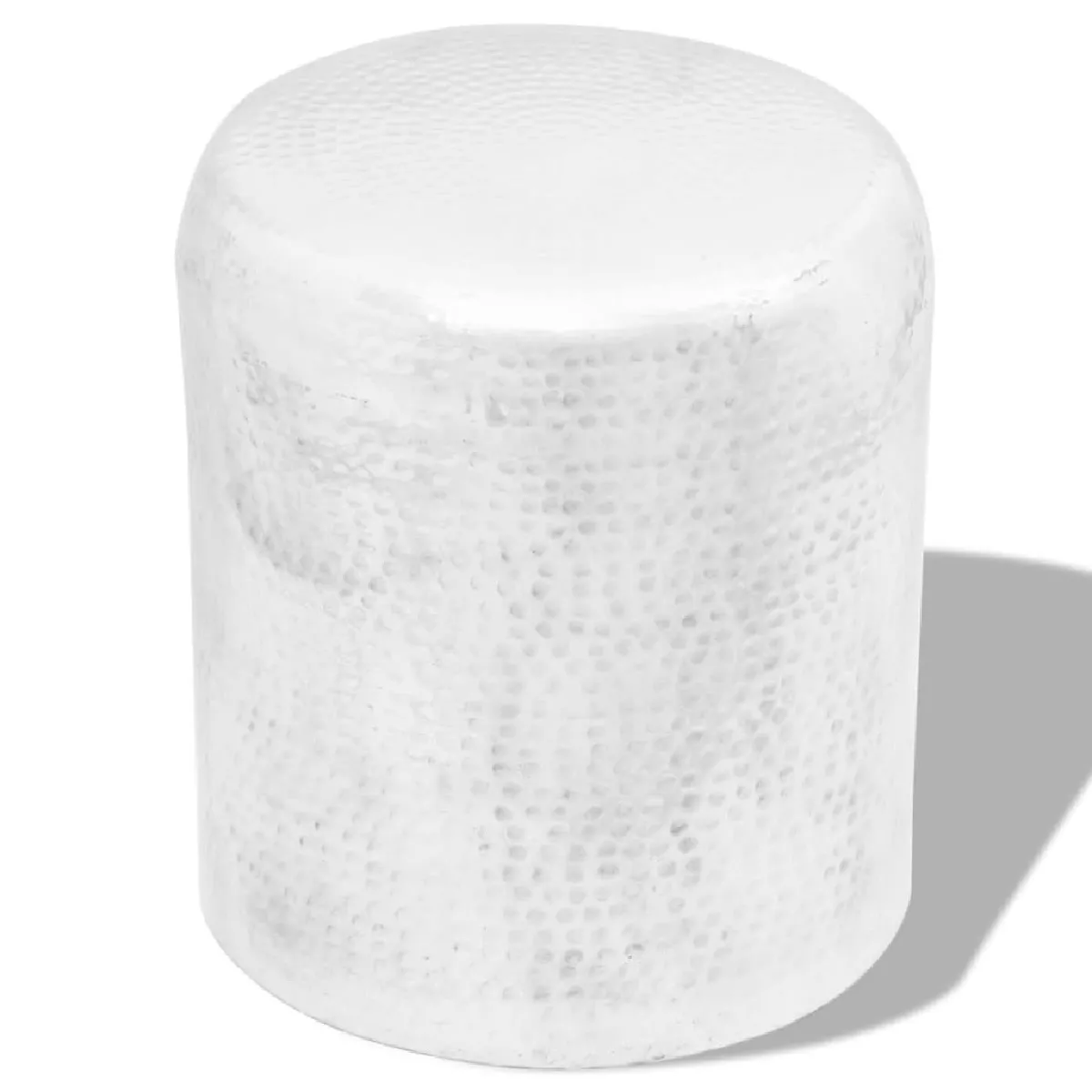 VIDAXL Table basse/tabouret martelé