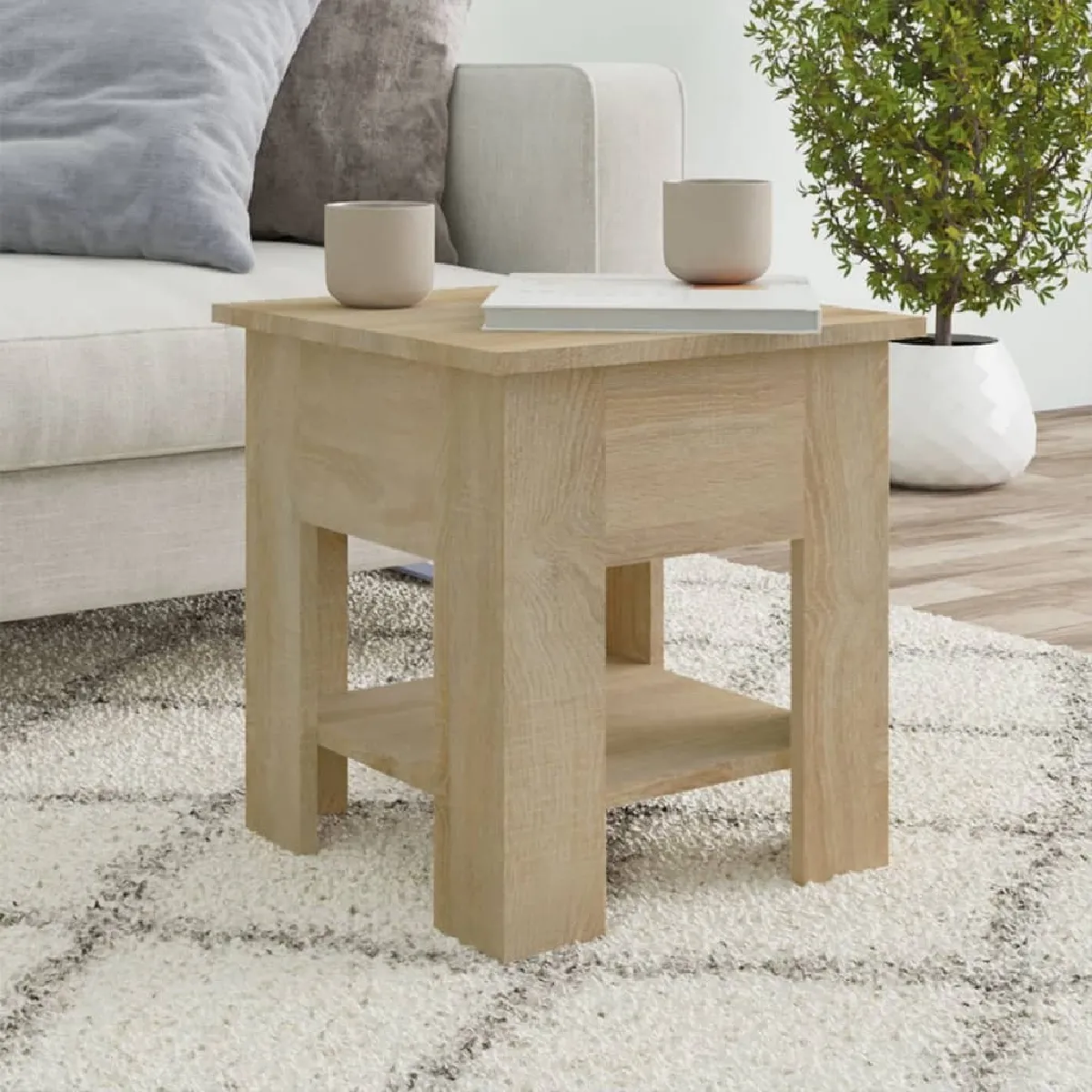 Meilleurs prix pour Maison Chic Table d'appoint chêne sonoma - 40x40x42 cm