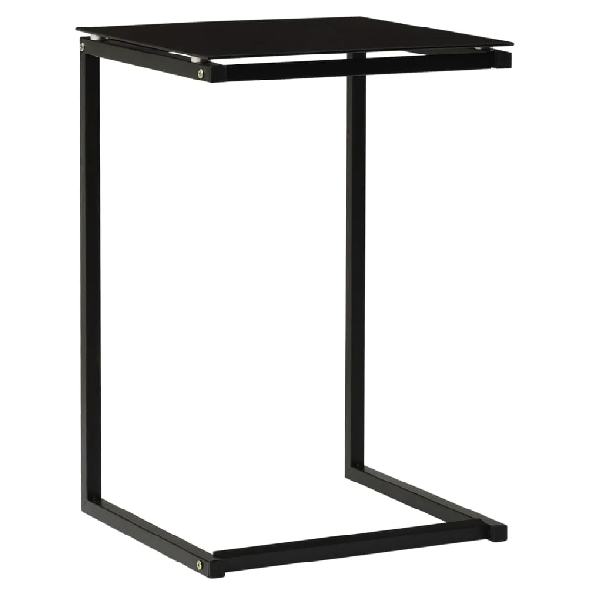 Vidaxl Noir Table D'appoint Verre