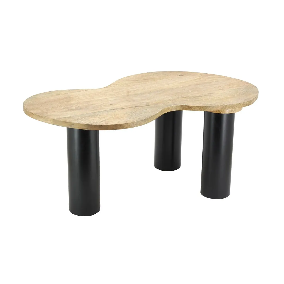 Meilleurs prix pour Aubry Gaspard - Table en manguier naturel et métal noir