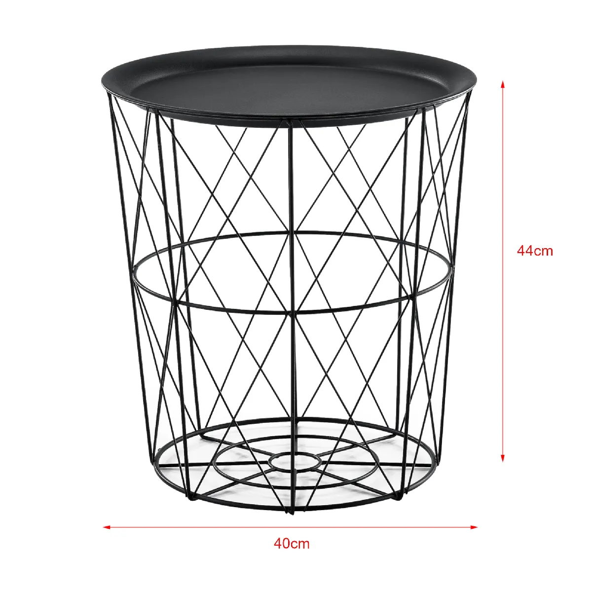 Comparer les prix de Set Tables Gigognes Helloshop26 - Noir