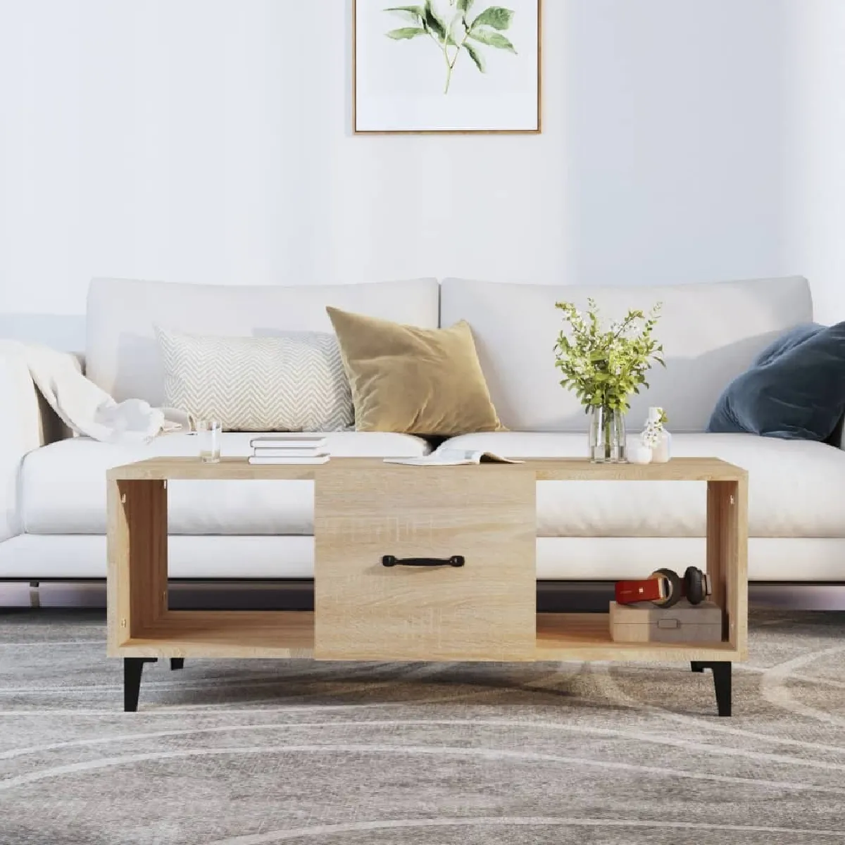 Meilleurs prix pour Maison Chic Table basse/console/appoint - Chêne sonoma