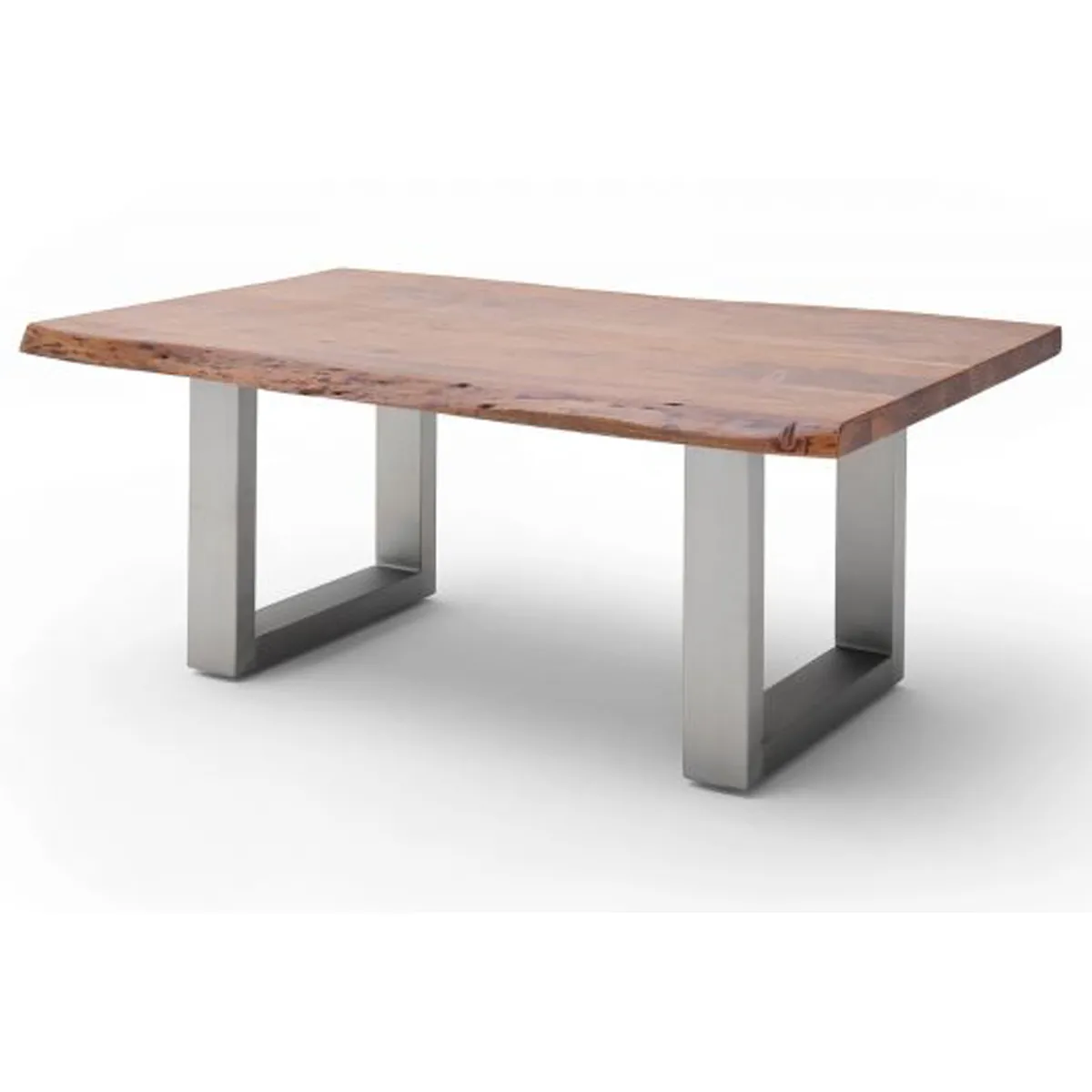 Comparer les prix de Pegane Table Basse - Acacia Massif et Acier Inox