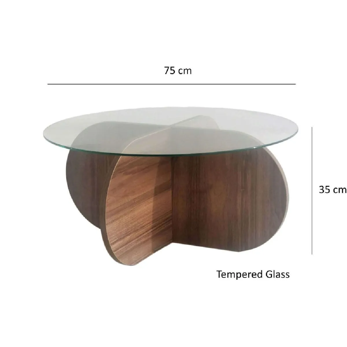 Ya-Home Table Basse En Bois Et Rotin - Table Centrale Salon Avec Etagère, Noyer