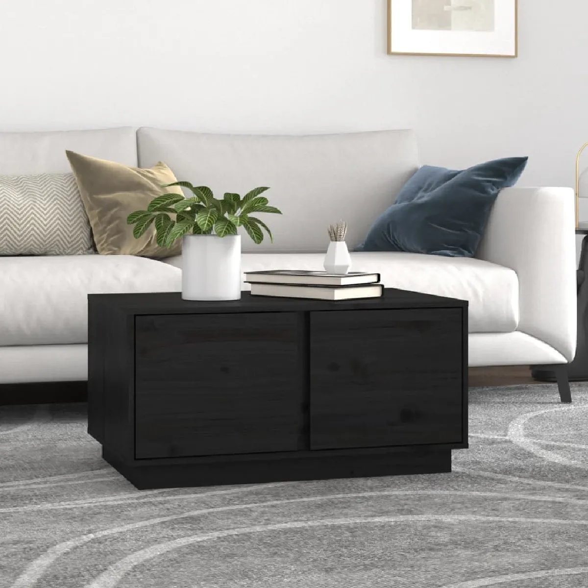 vidaXL Table basse 80x50x40 cm - vue 3