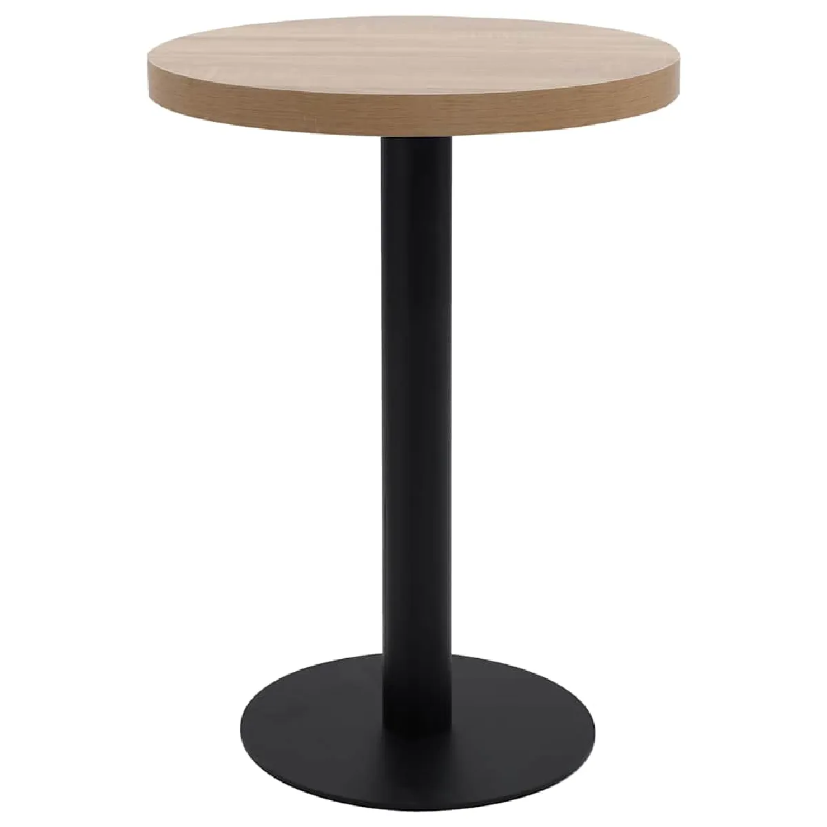 Vidaxl Marron/Clair Table De Bistro