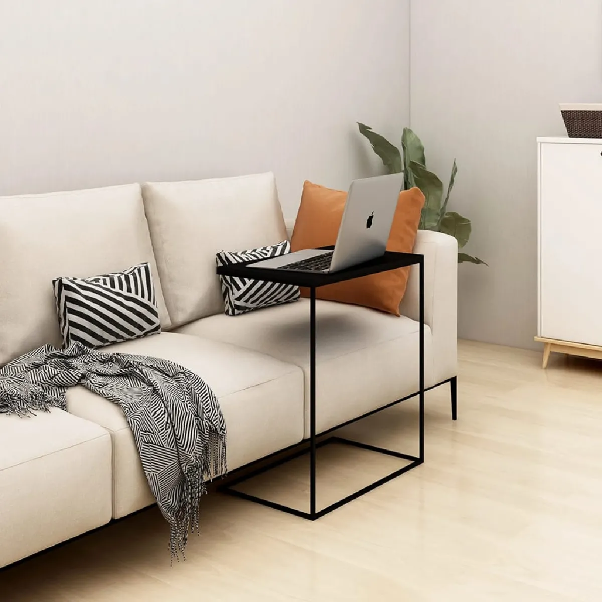 Comparer les prix de Vidaxl Table d'appoint en bois d'ingénierie - Noir