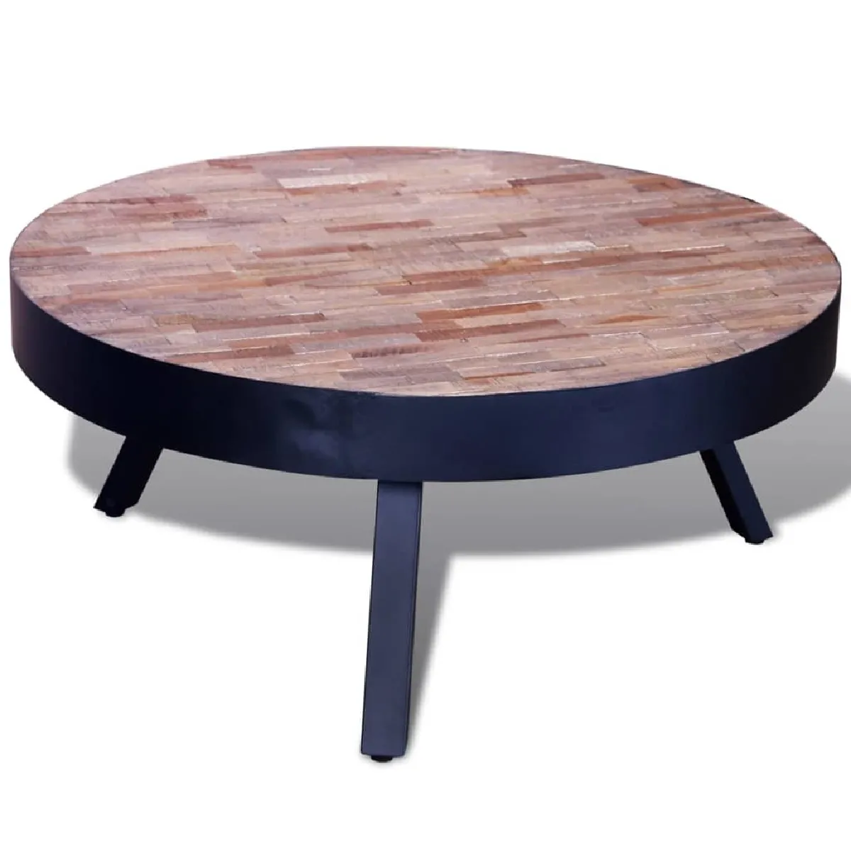 Comparer les prix de Maison Chic Table basse Teck Recyclé