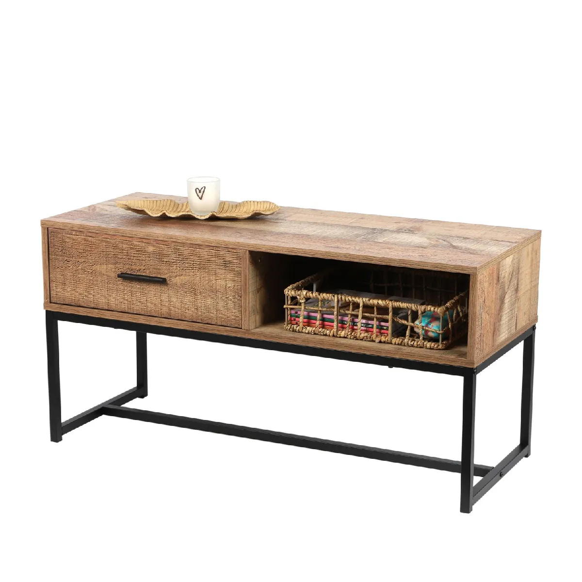 Meilleurs prix pour tolinux Table basse Riverside - Métal et Bois