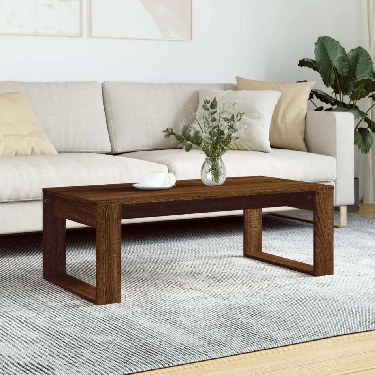 Meilleurs prix pour Table basse Maison Chic - Chêne marron, Bois d'ingénierie