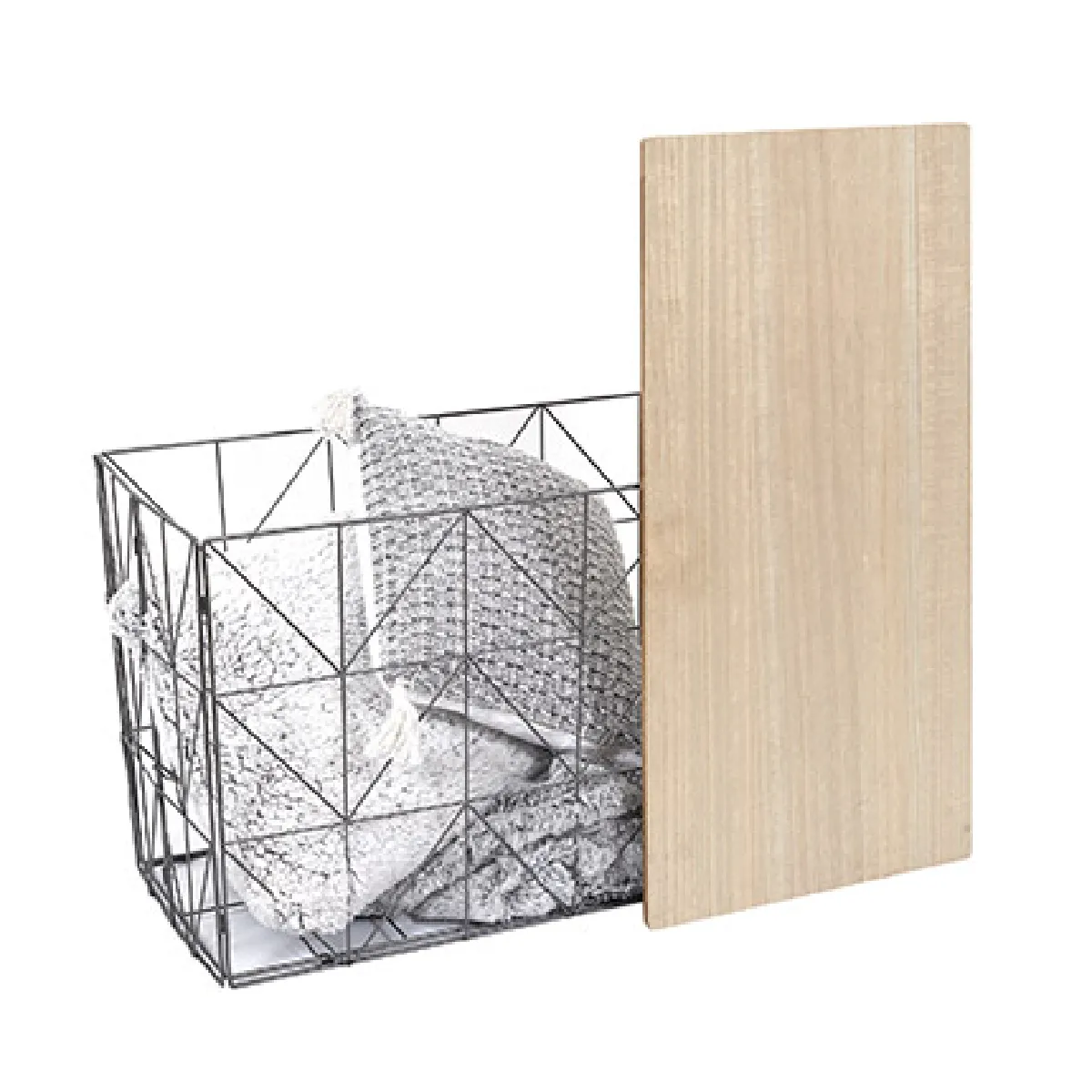 Comparer les prix de Mes Table basse rectangulaire - Naturel et gris