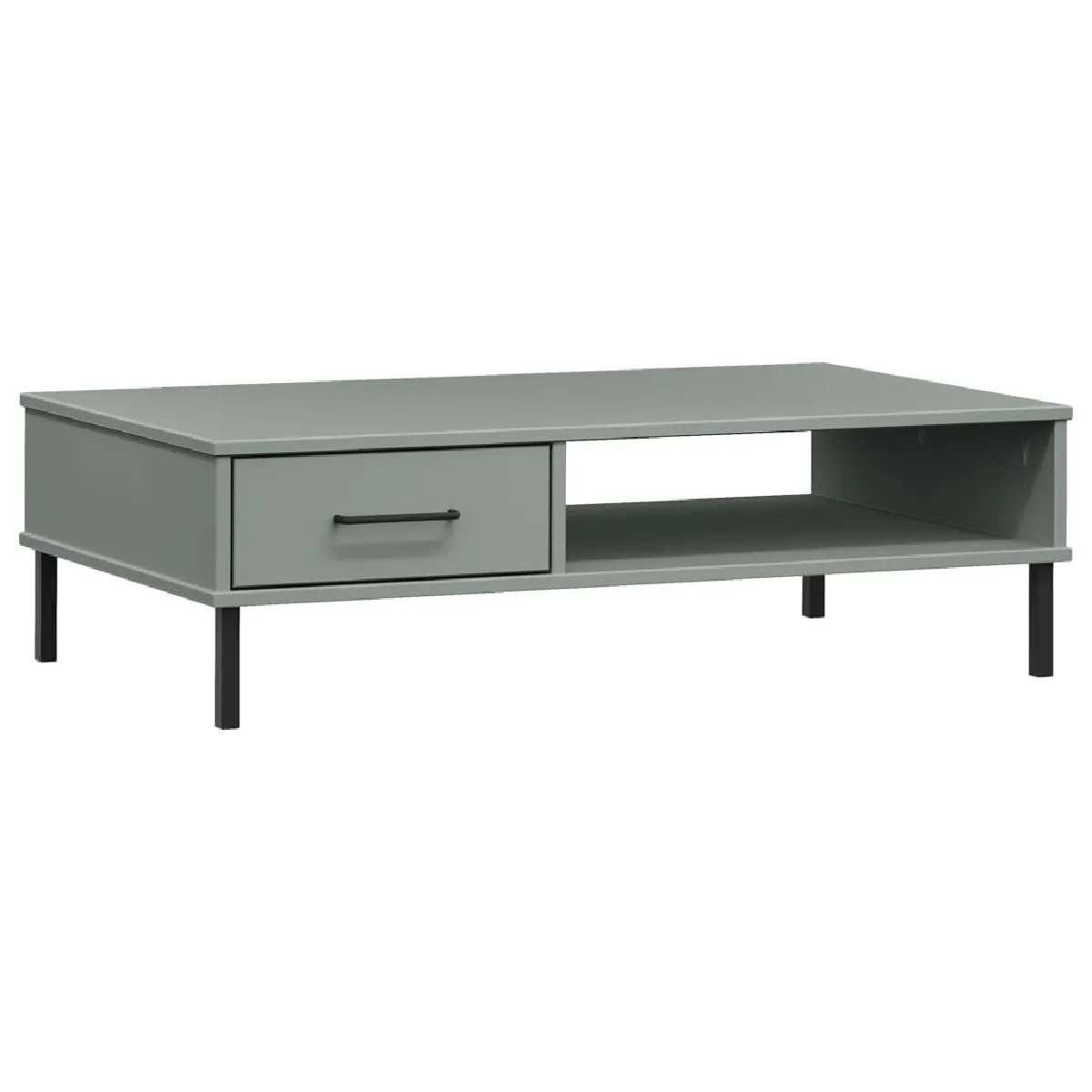 Meilleurs prix pour Maison Chic Table basse OSLO - Bois de pin - Gris