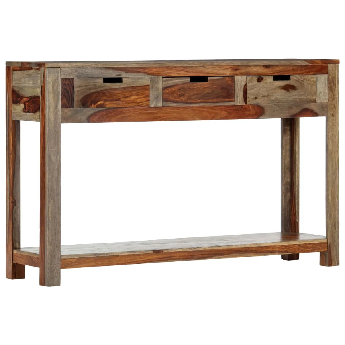 vidaXL Table console bois massif
