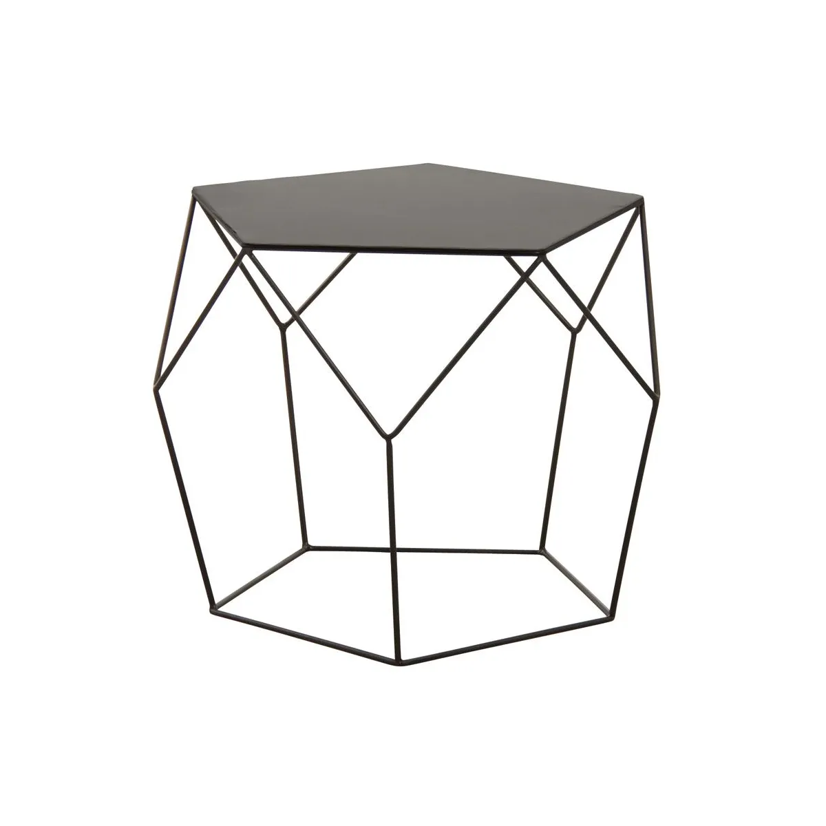 Comparer les prix de Aubry Gaspard Table basse métal noir