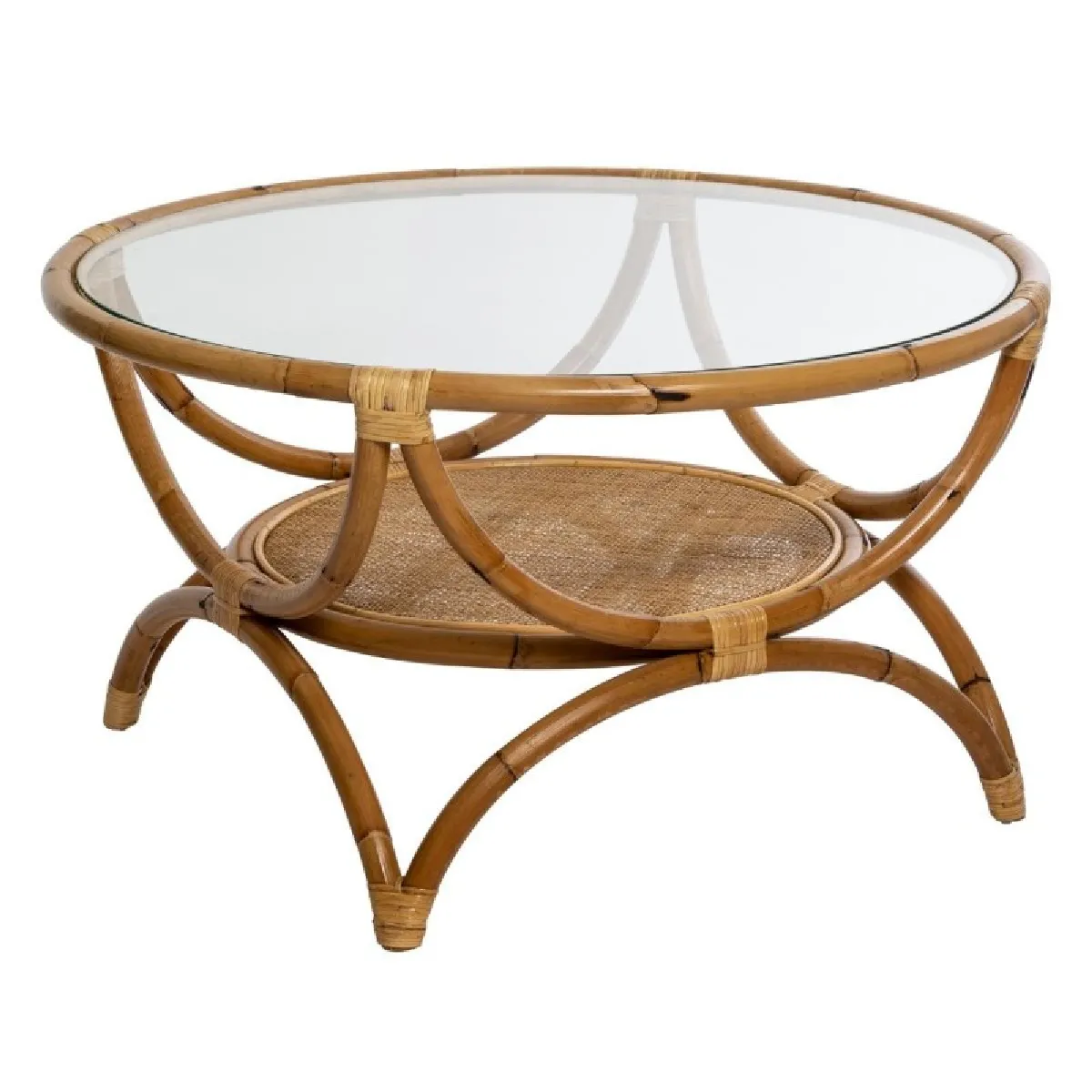 Meilleurs prix pour Atmosphera table basse rotin - Beige