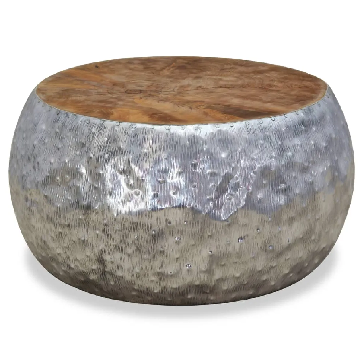 vidaXL - Table basse - Teck - 60 x 60 x 30 cm - Image 3