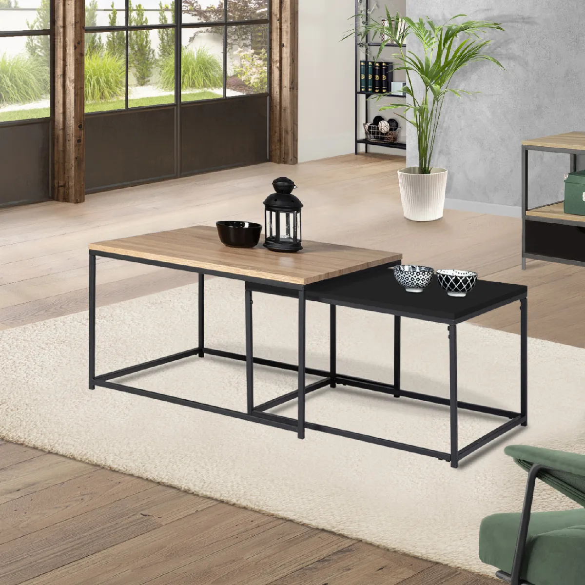 Comparer les prix de MARKET Tables basses x2 DENTON