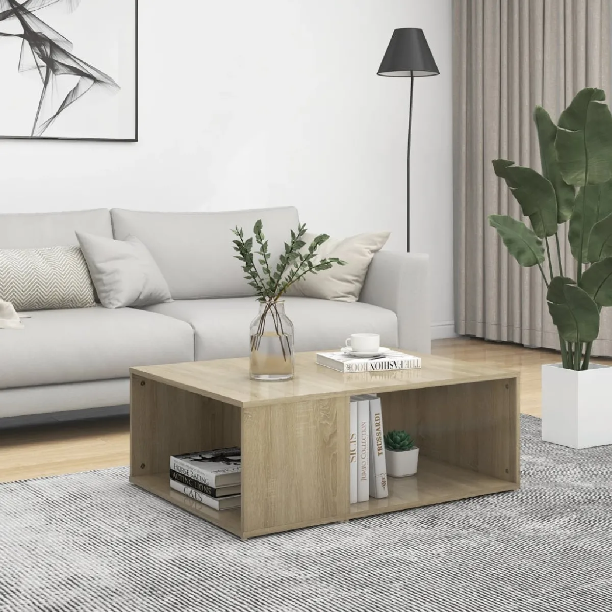 vidaXL Table Basse Chêne Sonoma