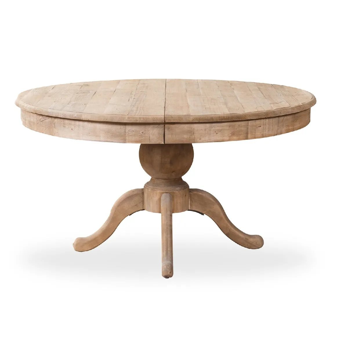 Table de jardin ronde en teck MARIWA | Cocktail Scandinave