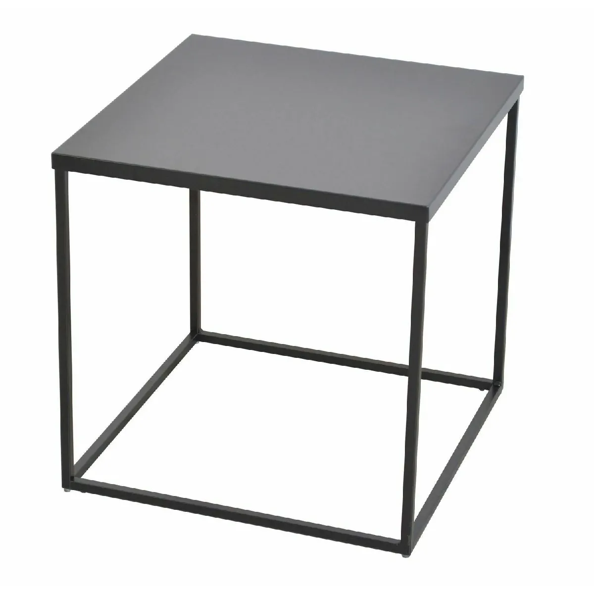 Meilleurs prix pour Decoshop26 Table d'appoint - Métal noir - 45x45x45 cm