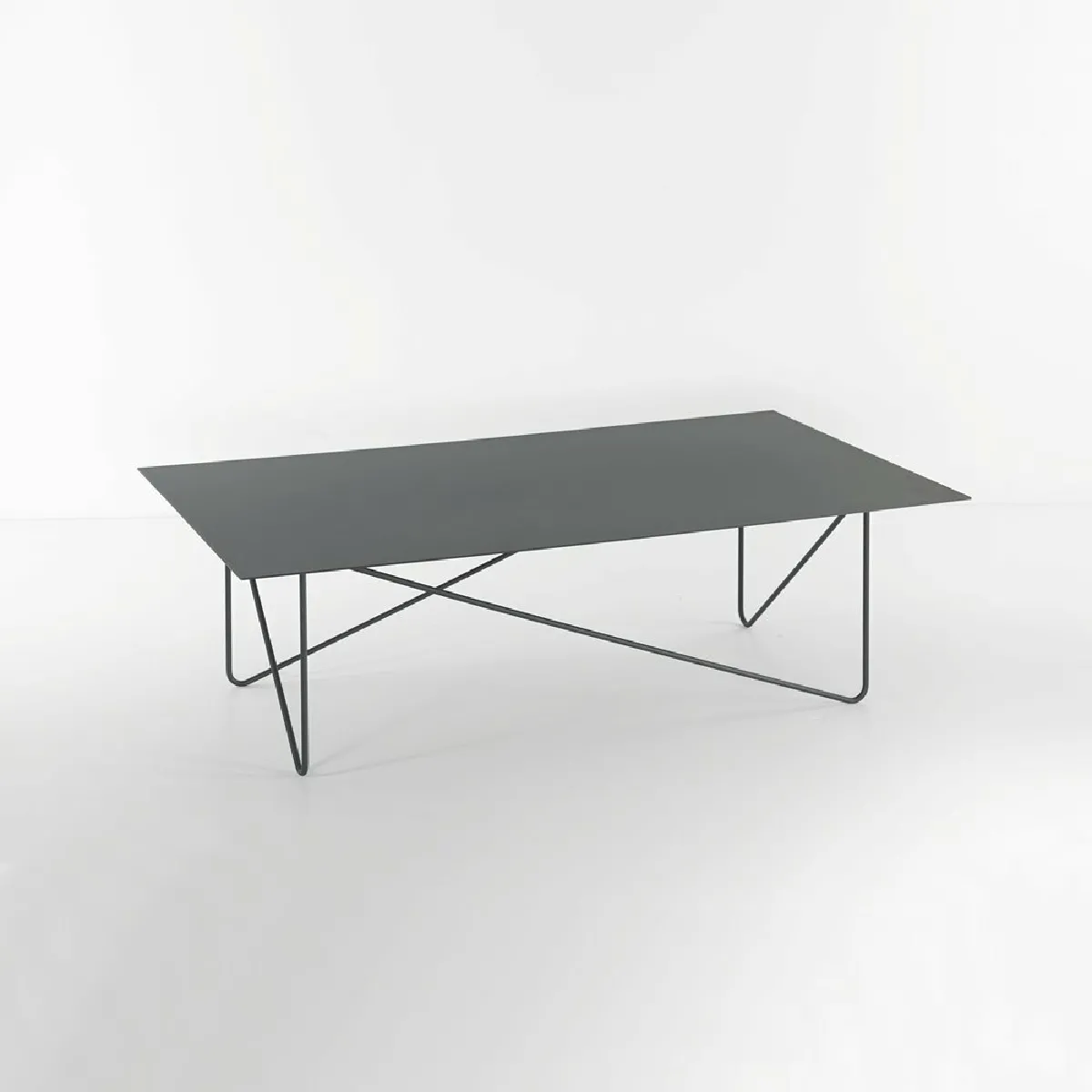 Comparer les prix de Inside 75 Table basse rectangle SHAPE Gris